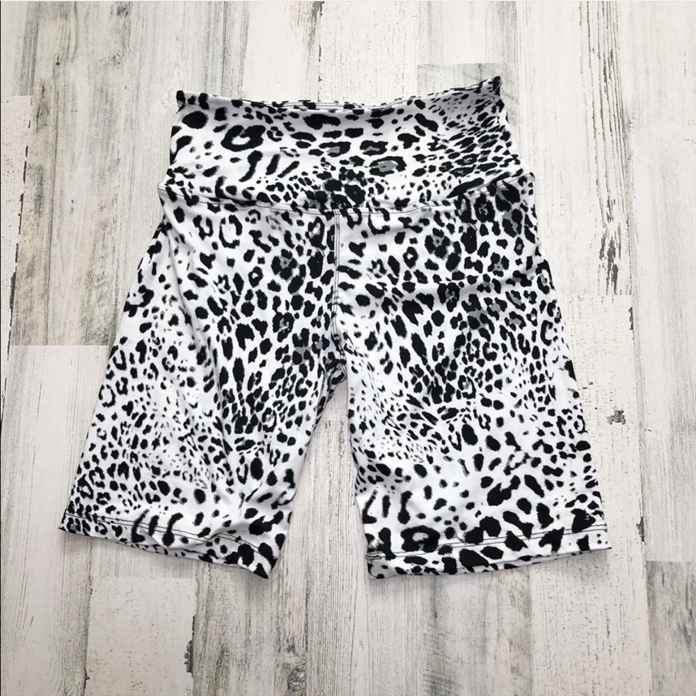 Leopard Biker Shorts
